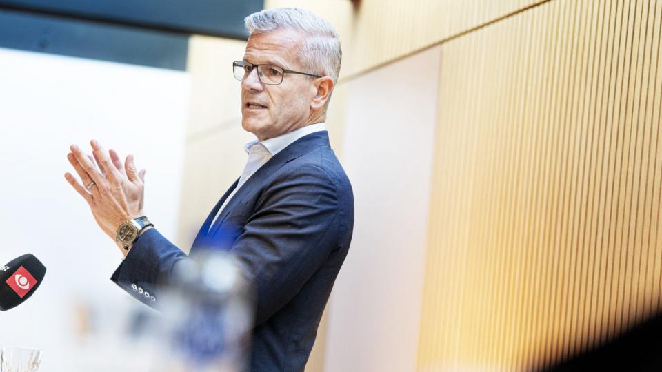 Vincent Clerc har været adm. direktør i A.P. Møller-Mærsk siden 1. januar og fortæller i Børsens podcast “Topchefernes strategi”, om hvordan han vil skabe en konkurrencefordel i krydsfeltet mellem logistik og tech. Arkivfoto: Liselotte Sabroe/Ritzau Scanpix