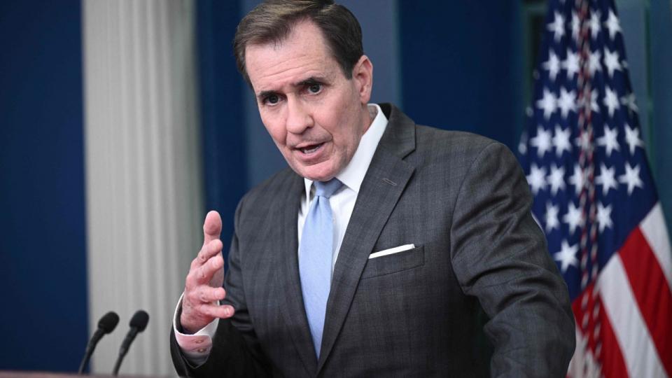 “Det er uklart, hvem der ejede objektet, der blev skudt ned nær Alaska,” siger John Kirby, talsmand for USA's nationale sikkerhedsråd, ifølge Reuters. Foto: Brendan Smialowski/AFP/Ritzau Scanpix