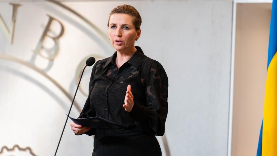Mette Frederiksens pressekommunikation under coronakrisen var med til at fordoble hendes popularitet Arkivfoto: Emil Nicolai Helms/Ritzau Scanpix