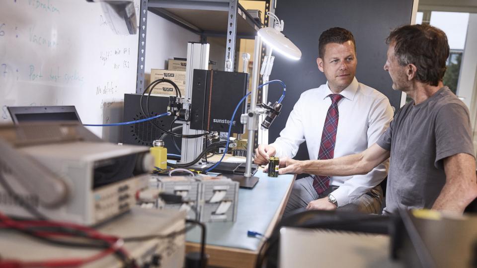 Karl Kaas, direktør og stifter af Space Inventor i Aalborg, har sikret sin virksomhed en førende position som producent af små satellitter. Nu skal der en ny fabrik til. Arkivfoto: Claus Bjørn Larsen/Ritzau Scanpix