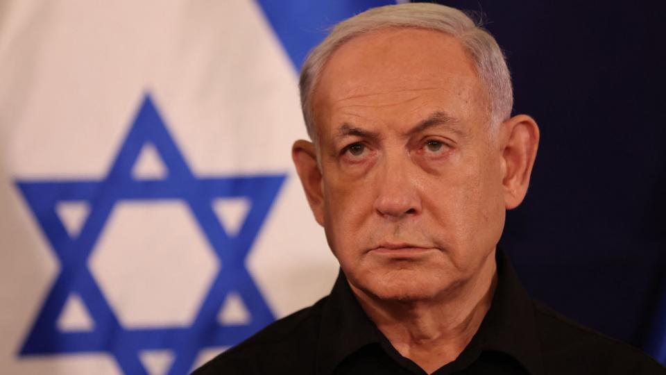 Netanyahu er indenrigspolitisk presset af vælgere, der ikke støtter en stor invasion af Gaza. Foto: Abir Sultan/AFP/Ritzau Scanpix