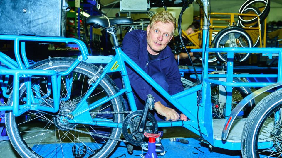 B-Bike er sjællandsk gazellevinder, Frank John Remmer von Barner – ejer og direktør. Foto: Magnus Møller Freelance