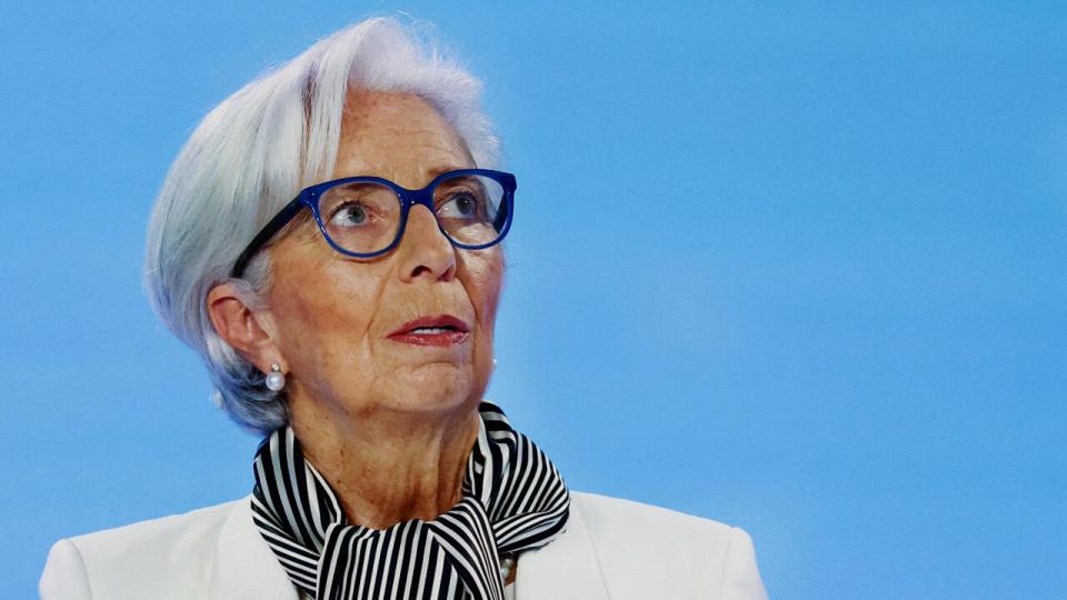 ECB-chef Christine Lagarde forventes at give et indtryk af, om renten snart skal sænkes i Europa. Arkivfoto: Kai Pfaffenbach/Reuters/Ritzau Scanpix