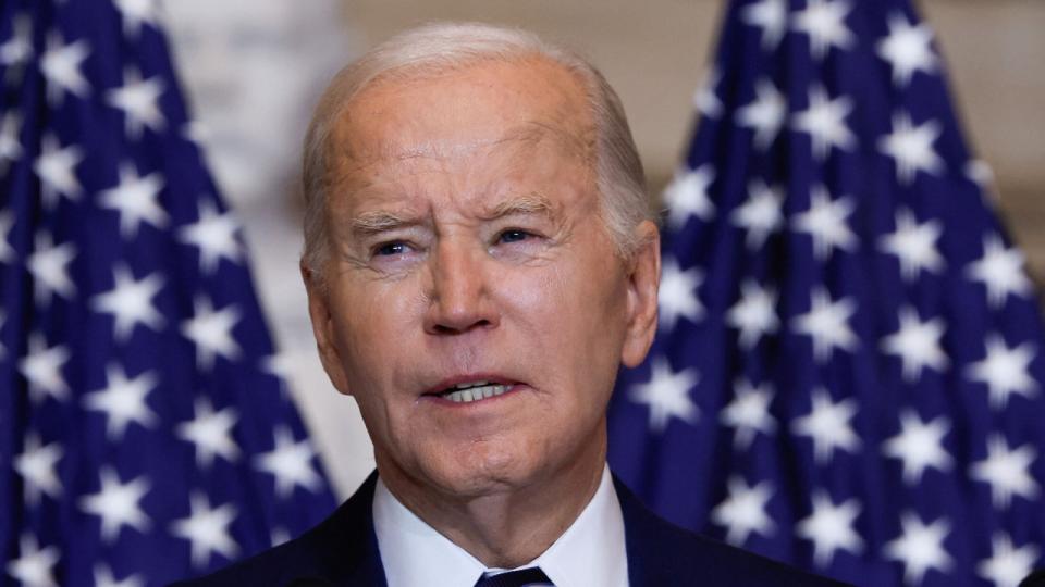 Det er valgår i USA, og det kan få stor betydning for den siddende præsident Joe Biden, hvordan økonomien udvikler sig frem mod november. Arkivfoto: Evelyn Hockstein/Reuters/Ritzau Scanpix
