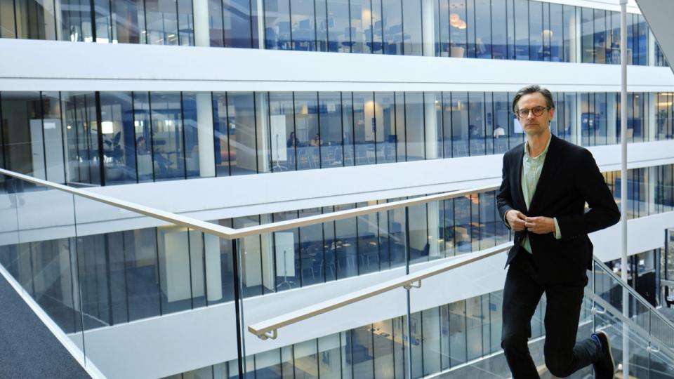 Jacob Svendsen, chef for One Digital-divisionen med ansvar for 1000 folk i Nordea, der er i gang med at transformere indmaden i banken. Foto: Magnus Møller