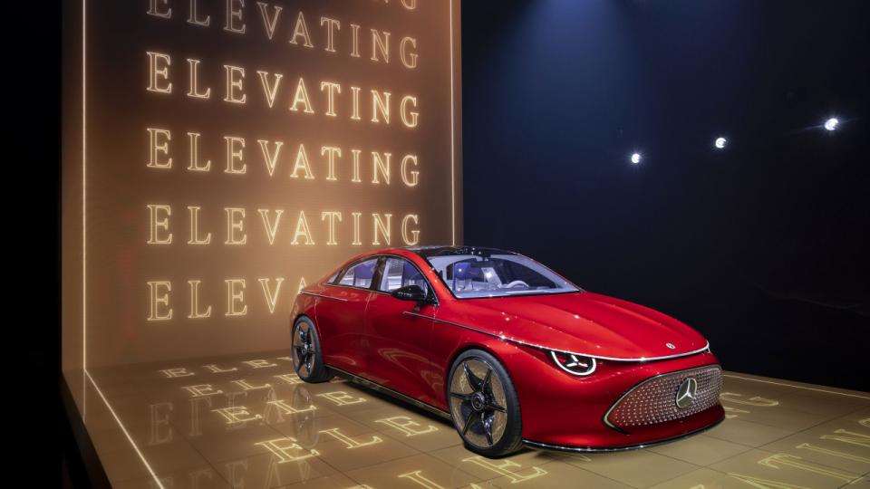 Concept CLA Class stikker kursen for Mercedes'  kommende elbiler.