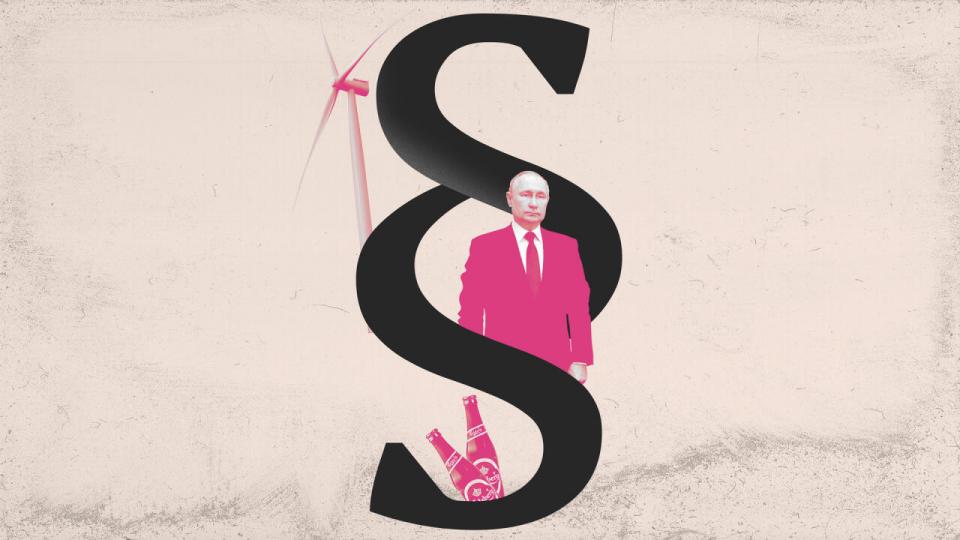 Illustration: Aslak Kelkka. Originalfotos: Sophia Juliane Lydolph, Mikhail Klimentyev og Henning Bagger/Ritzau Scanpix
