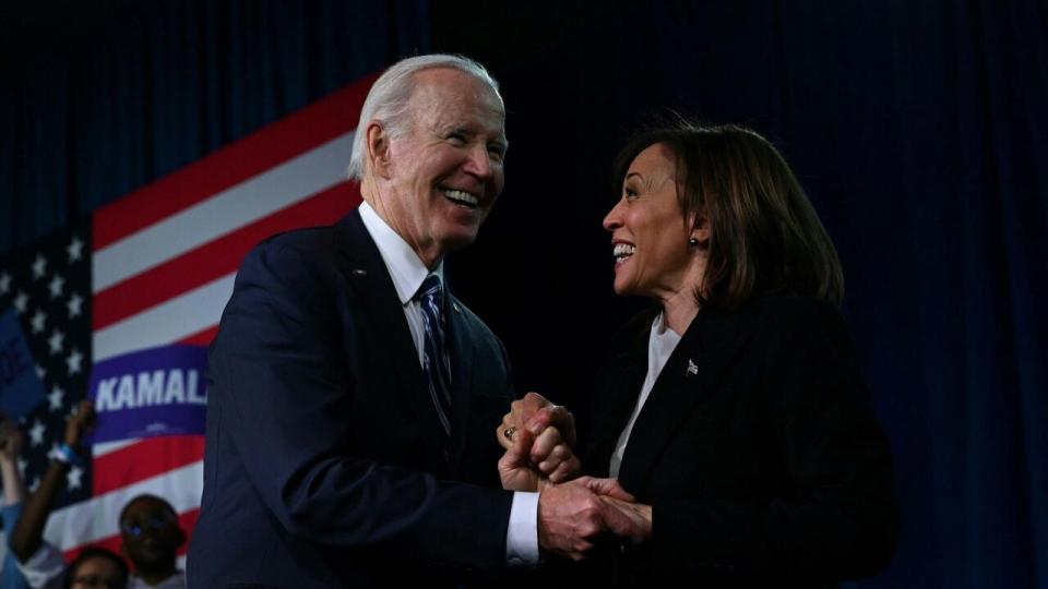 Kamala Harris har været Joe Bidens vicepræsident siden 2021. Søndag opfordrede præsidenten Det Demokratiske Parti til at nominere hende til præsidentkandidat. Foto: Andrew Caballero-Reynolds/AFP/Ritzau Scanpix