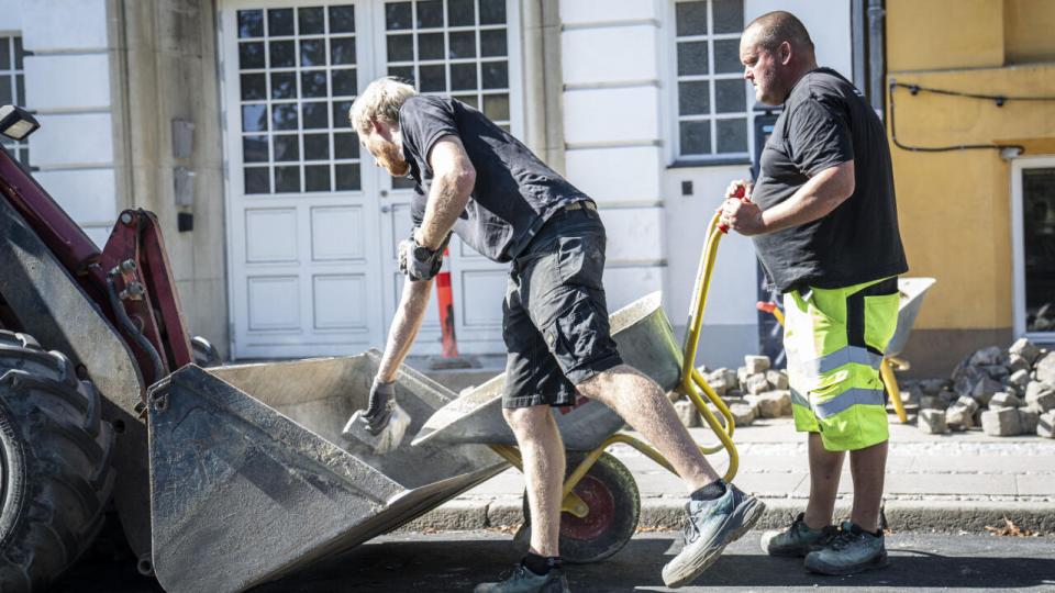 Som branche står byggeriet for mere end 40 pct. af den samlede CO2-udledning. Arkivfoto: Thomas Traasdahl/Ritzau Scanpix
