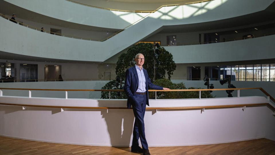 Lars Fruergaard Jørgensen, topchef hos Novo Nordisk, blev kåret som årets europæiske leder torsdag aften. Arkivfoto: Simon Fals