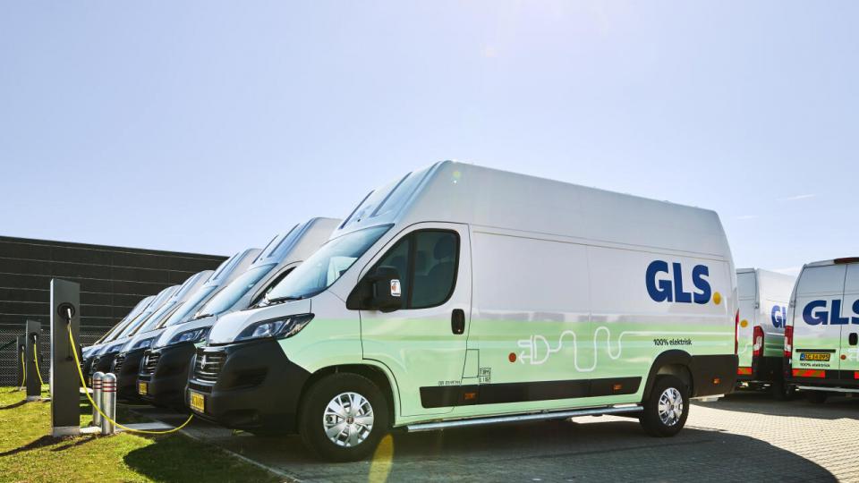 Grønne elvarebiler i GLS. PR-foto