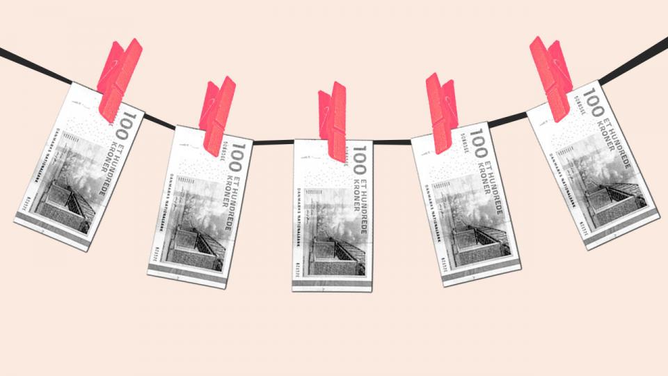 Lars Phillip Comerford blev varetægtsfængslet i juli sidste år efter et grundlovsforhør. Han er i dag tiltalt for at have hvidvasket for 1,9 mia. kr. Illustration: Aslak Kelkka