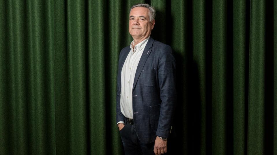 Direktør i Danmarks Eksport- og Investeringsfond Anders Christian Andersen ser Dropla Tech som et godt eksempel på en virksomhed, der kan bidrage til mere sikkerhed i Europa. Foto: Esther Kofoed Sørensen