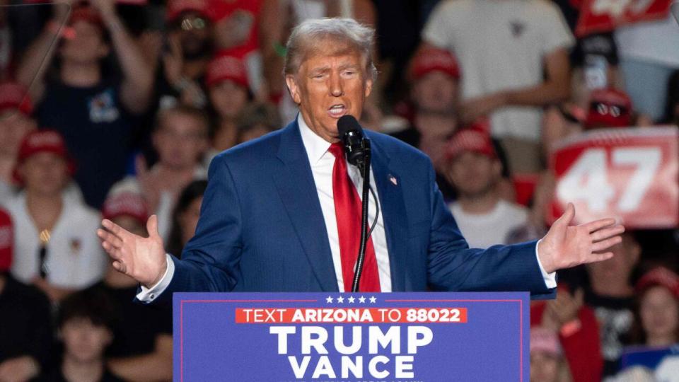 USA's handelspolitik er afgørende for dansk erhvervsliv, og Trumps kurs kan få stor betydning for danske virksomheder.
Foto: Rebecca Noble/AFP/Ritzau Scanpix