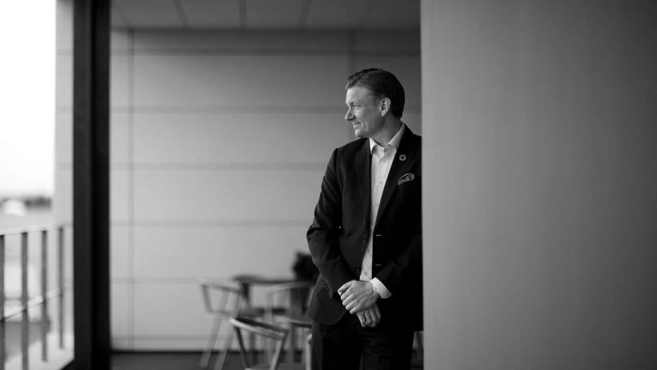 Poul Due Jensen, adm. direktør for Grundfos, må for første gang i sin tid som Grundfos-topchef se omsætningen dykke for helåret. 