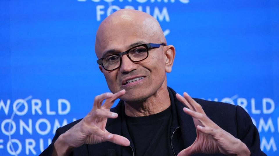 Satya Nadella er topchef hos Microsoft. 