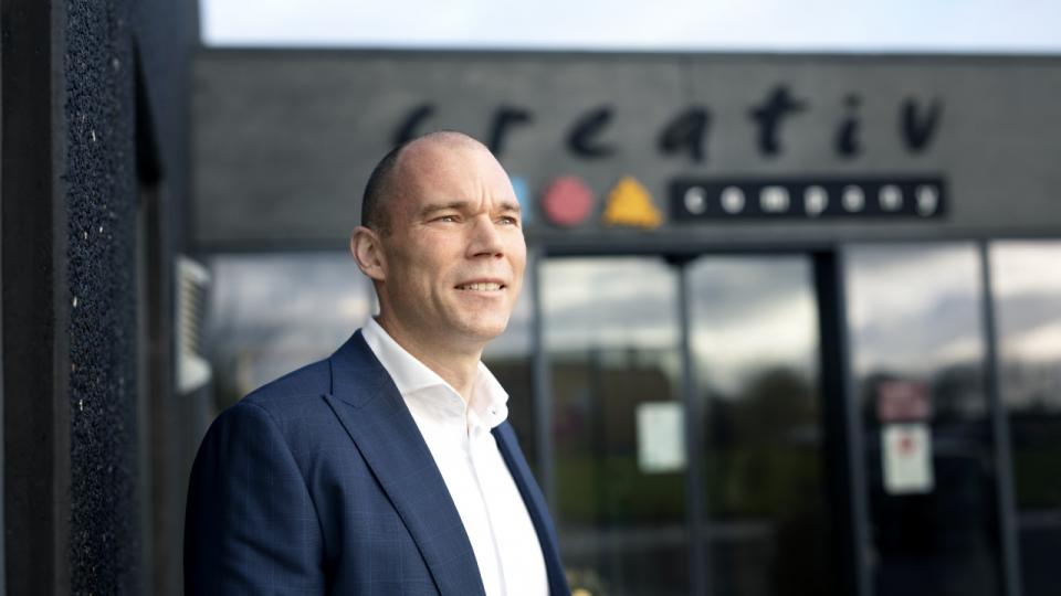 Jacob Moeskjær blev topchef i Creativ Company i foråret 2020 og har nu gennemført et stort opkøb af den største danske konkurrent, AV Form. PR-foto