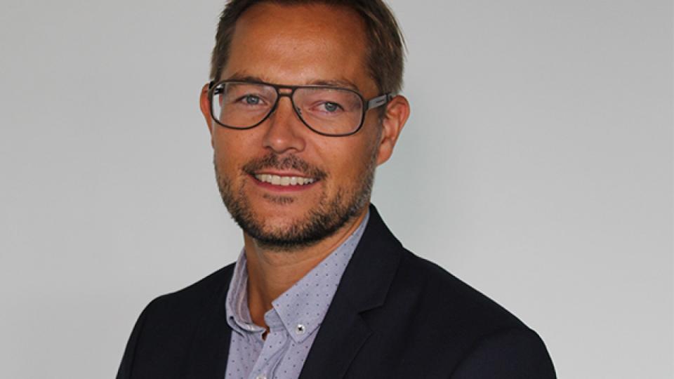Salgsdirektør for inkassofirmaet Collectia, Jesper Winther, har Nykredit og Jyske Bank som kunder. PR-foto