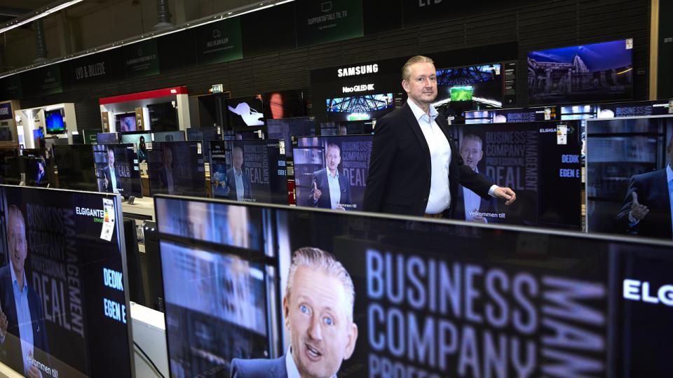 Michael West, kommerciel leder for B2B i Elgiganten, mener, der er et kæmpe markedspotentiale for koncernen med mere fokus på større erhvervskunder. Foto: Magnus Møller