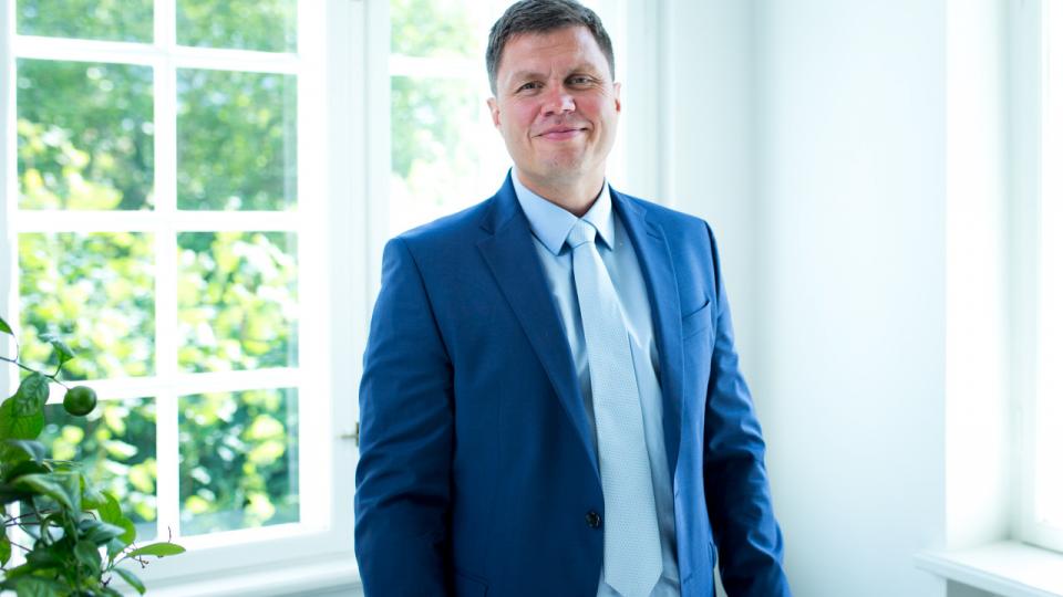 Martin Kibsgaard er direktør i Blue Capital, der de seneste tre år har modtaget Børsen Gazellepris. Virksomheden har de seneste ti år formidlet ejendomsprojekter for 1,9 mia. kr. PR-foto