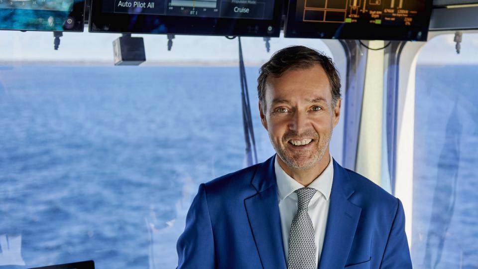 Scandlines' nye topchef Carsten Nørland varsler et stilskift, hvor rederiet skal være mere kendt for egne ambitioner end for retssager mod Femern-projektet. Pr-foto: Scandlines