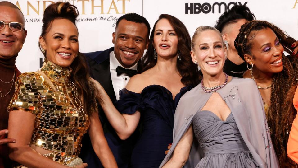 Seneste store sats fra mediegiganten HBO Max er serien “And Just Like That”. Det er efterfølgeren til den populære tv-serie “Sex and The City”, som første gang blev vist på tv fra 1998 til 2004. Arkivfoto: REUTERS/Caitlin Ochs