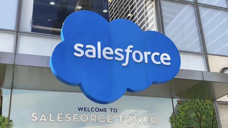 Softwarekæmpen Salesforce opjusterede torsdag aften. Det løftede aktien fredag, ligesom konkurrenterne Microsoft og Adobe fulgte med op. Arkivfoto: Strf/star Max/ipx/Ritzau Scanpix