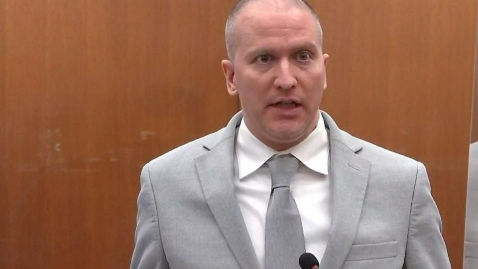 Tidligere betjent Derek Chauvin fik fredag sin dom ved domstolen i Hennepin County i Minneapolis. Det er over et år siden, at han slog George Floyd ihjel. (Arkivfoto).